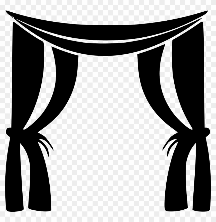 Curtains Svg Png Icon Free Download - Curtain Icon Vector Png #828912