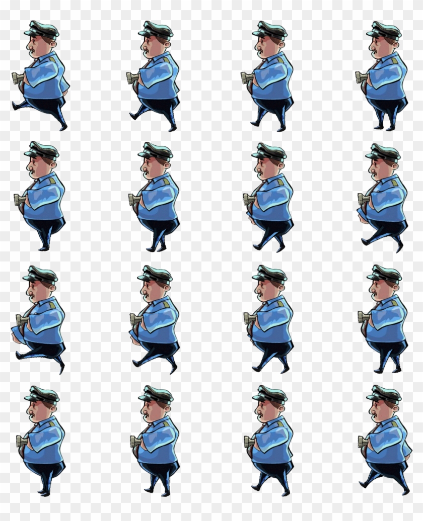 Sprite Sheet For Guard For Video Game "sir Stealalot's - Video Game #828963