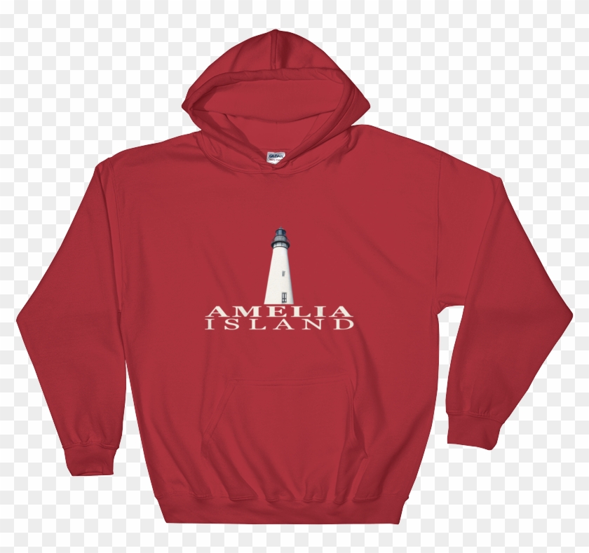 Amelia Island Lighthouse Hoodie Red - Sundays Are For The Seahawks, Sundays #828970