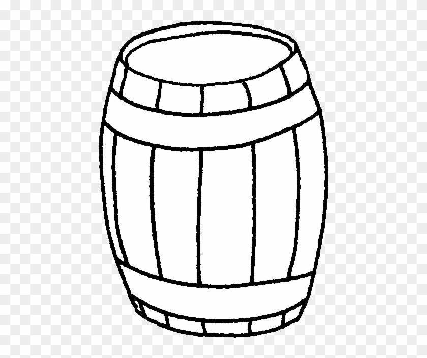 Barrels Clipart - Keg Clipart Black And White #828974