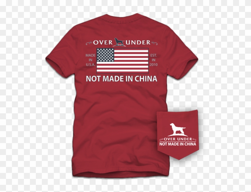 Over Under 'not Made In China' Short Sleeve- Lighthouse - Over Under Not Made In China #828978