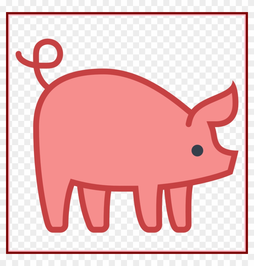 Best Image Result For Pig Wire Line Icon Piggy Bank - Clip Art #828986
