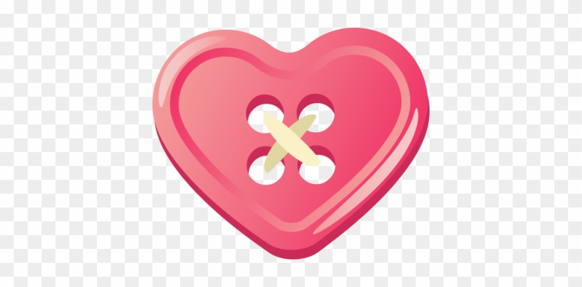 Baby - Heart Shape Button Clipart #829028