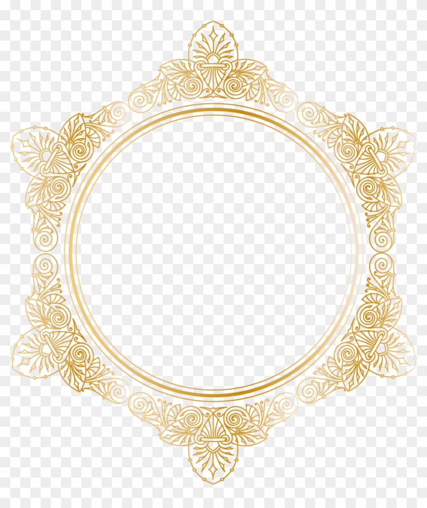 Vector Pattern Gold Border Gold Border - Clip Art #829074