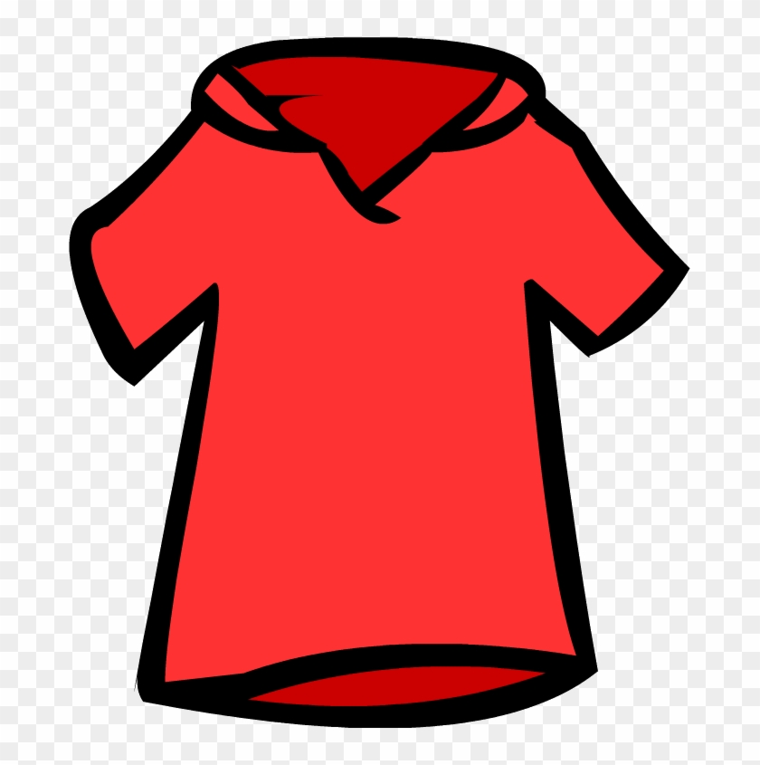 Old Red Polo Shirt - Club Penguin Polo Shirt #829110