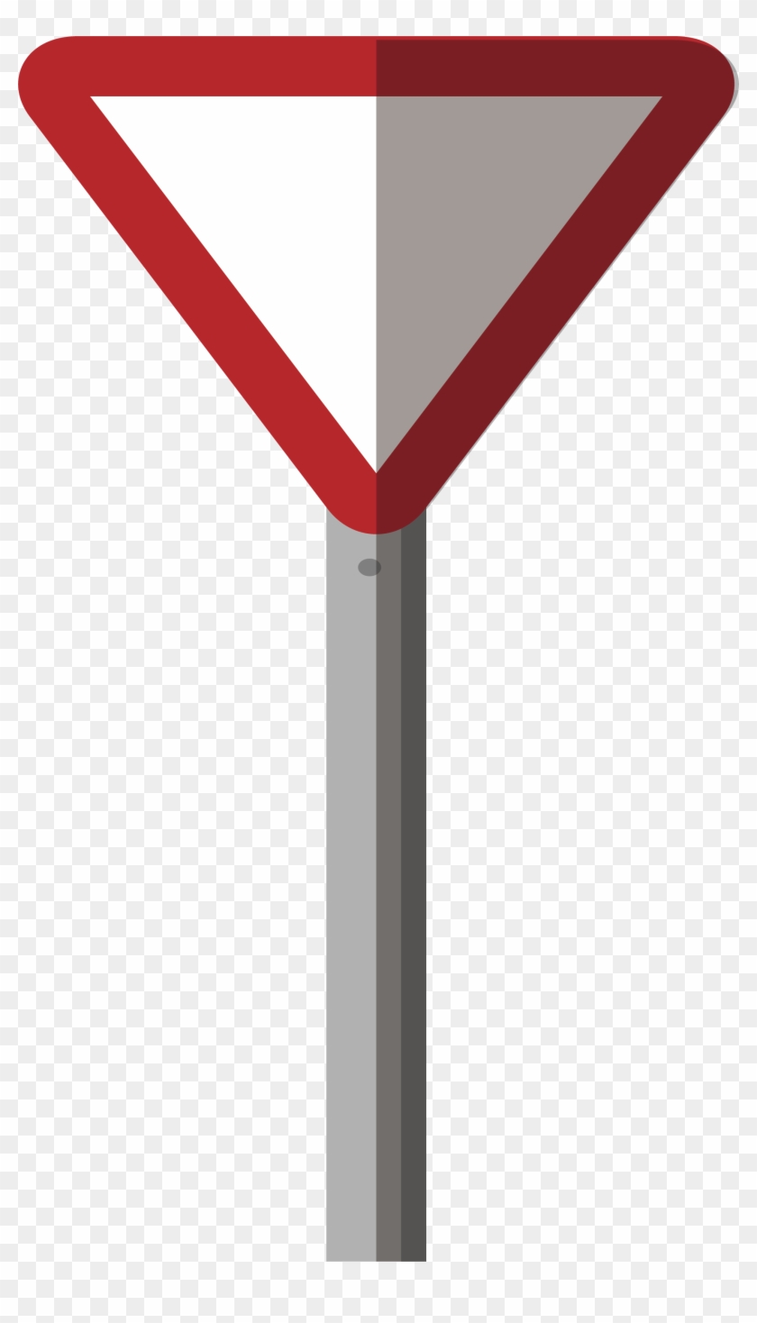 Red Border Triangle Road Sign - Traffic Sign #829145