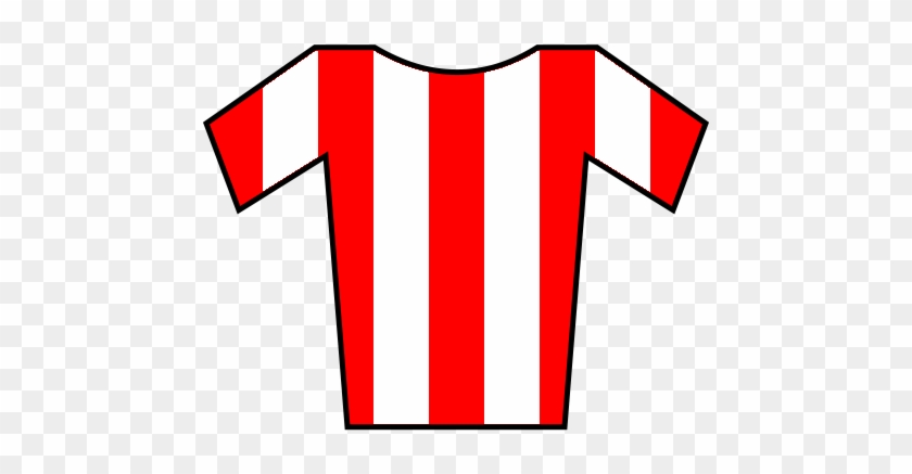 Collection Of Soccer Shirts Cliparts - Red And White Soccer Shirt #829155