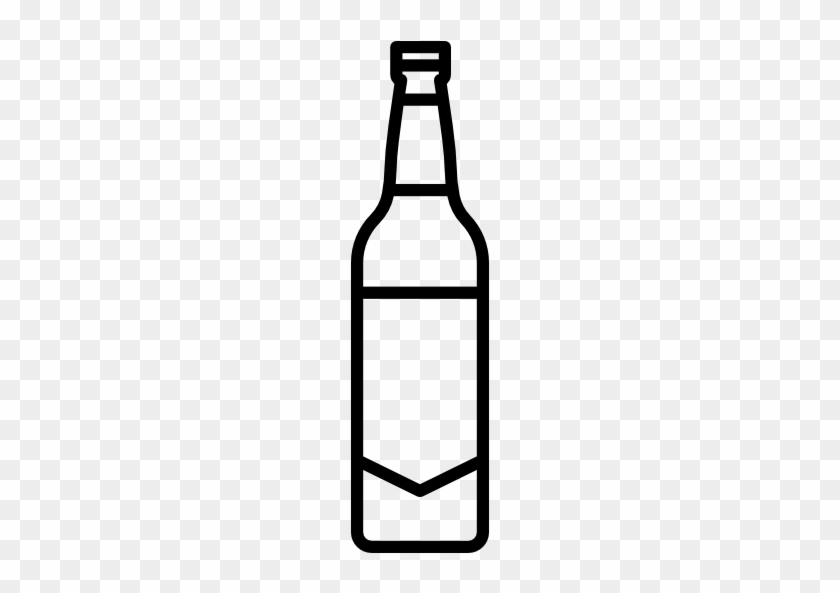 Drinks And Food Icon - Beer Bottle Clipart #829223