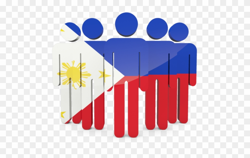 People Icon Illustration Of Flag Of Philippines Rh - People With Brazil Flag #829288