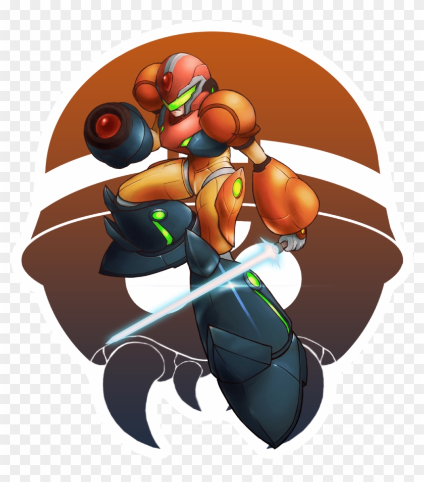 Megaman Samus By Exzriel - Samus And Mega Man Shirt #829293