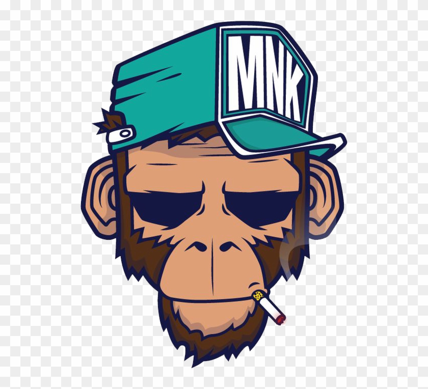 T-shirt Gorilla Hoodie Monkey Art - Changos Con Gorra Dibujos #829334