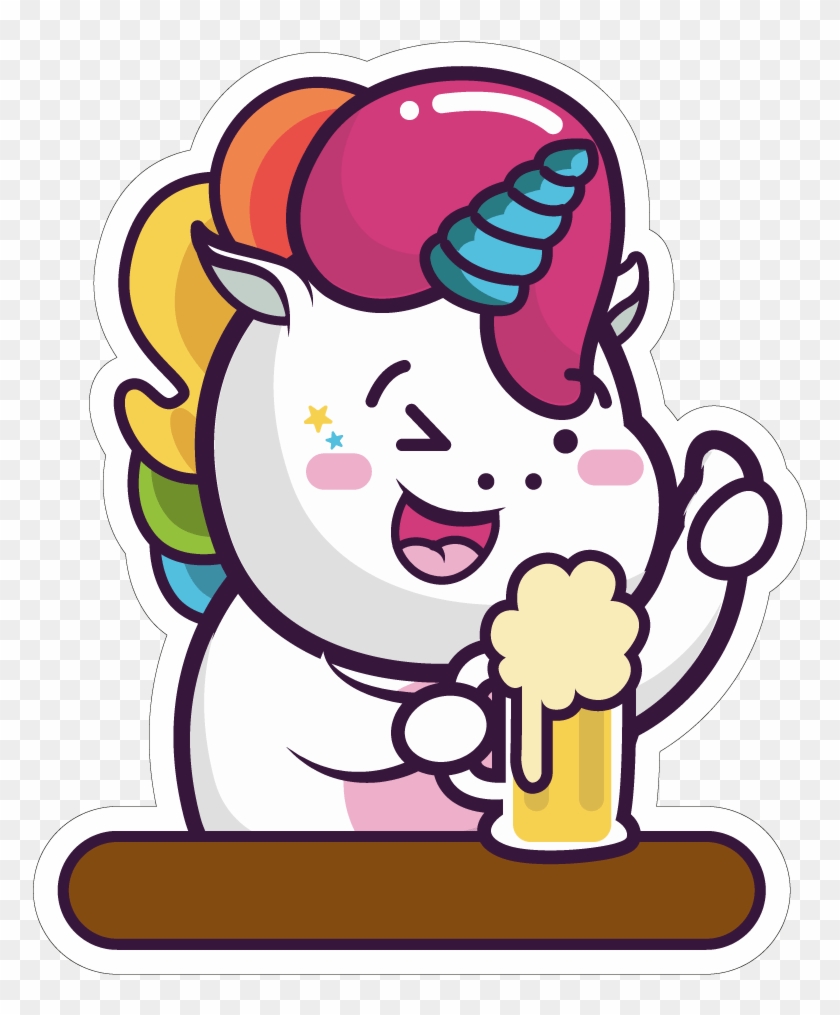 Unicorn Horn T-shirt Sticker Pocket - Unicorn Png #829423