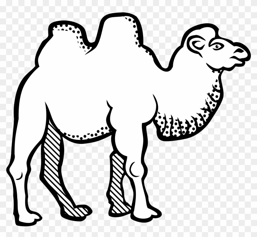 Clipart - Camel Line Art #829447