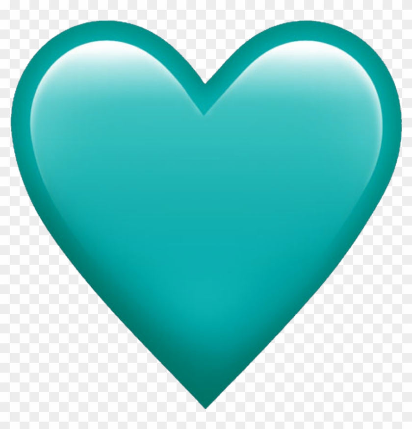 Mysticker Emoji Aqua Freetouse Heart Aquaheart Remixit - Heart #829456