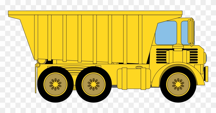 Collection Of 70 Truck Clipart Images - Yellow Dump Truck Cartoon #829486