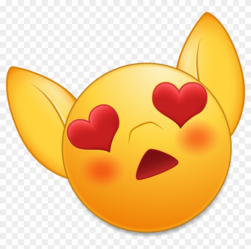 Heart World Emoji Day Pony Love - Blushing Emoji With Heart Eyes #829536