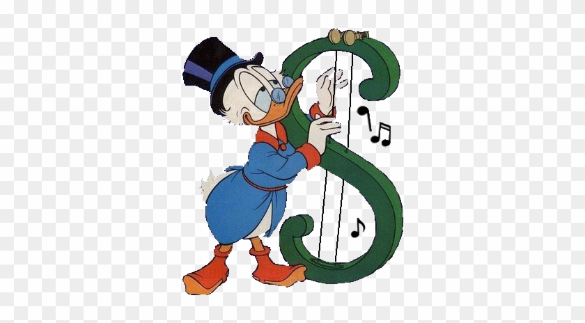 Uncle Scrooge Mcduck Wallpaper Titled Scrooge Mcduck - Scrooge Mcduck Loves Money #829582