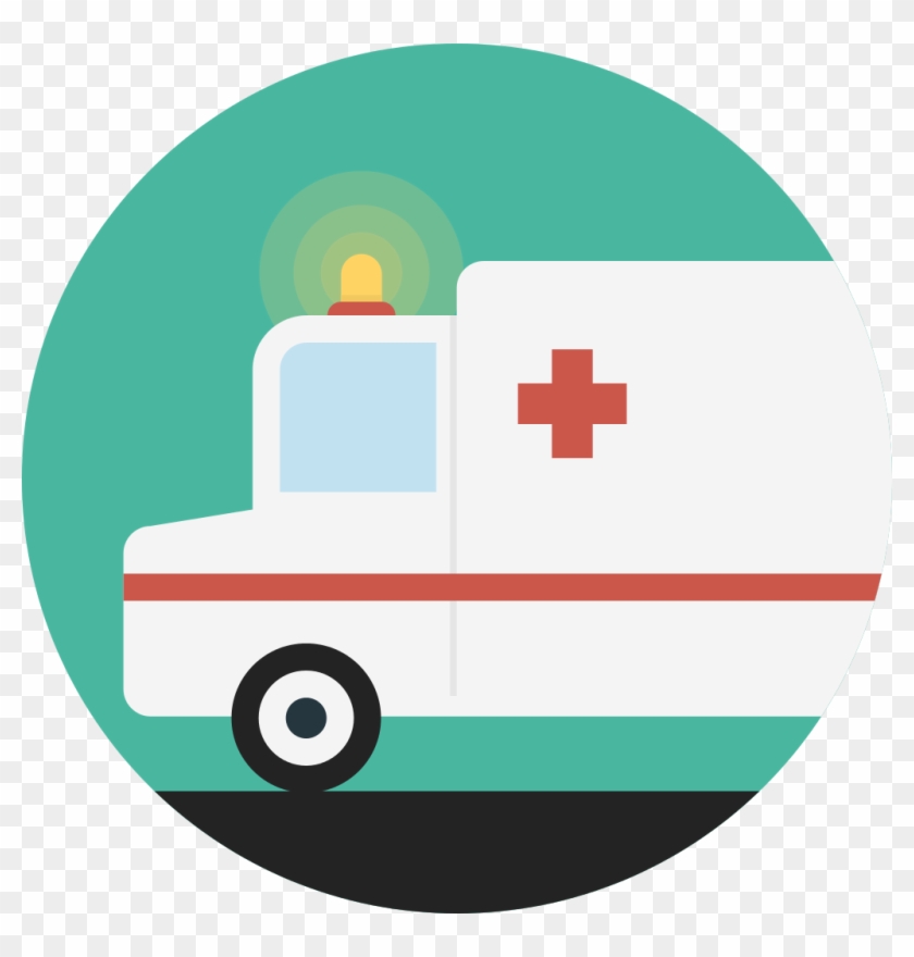 Creative Tail Ambulance - Ambulance Icon Png #829649