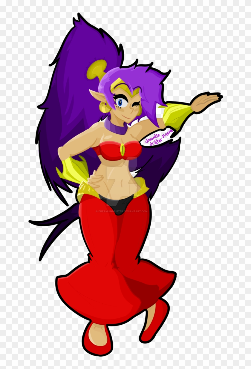 Shantae, Half Genie-hero By Dreamlindrifter - Cartoon #829934