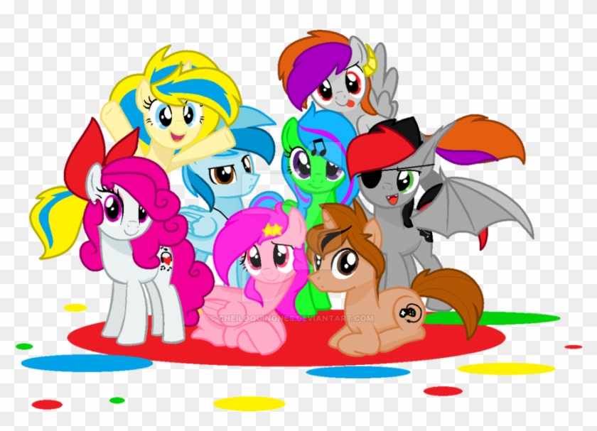 Main 9 Ocs In Mane 9 Mlp Version By Cheiloquinones - Mlp Base Mane 9 #829995