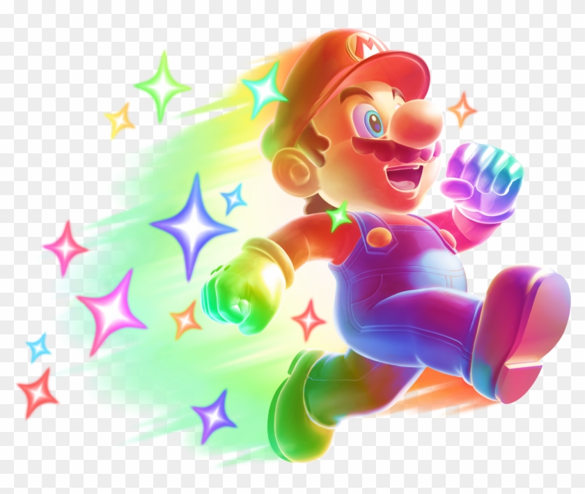 Power-ups - Super Mario Star Mario #830141