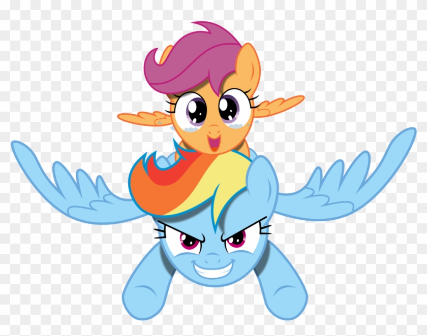 Rainbow Dash And Scootaloo #830178