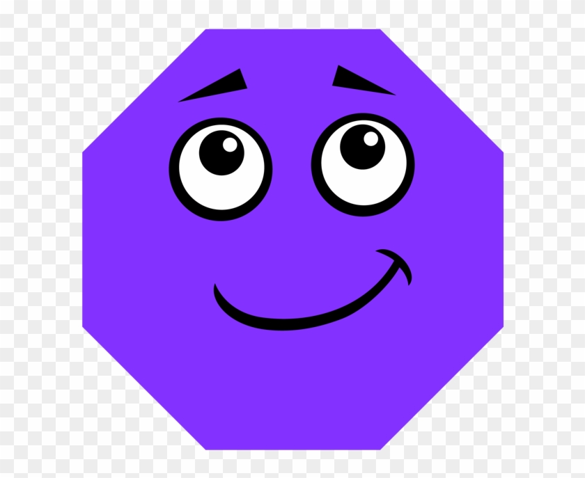 Octigons Clipart Purple - Octagon Shape Clipart #830227