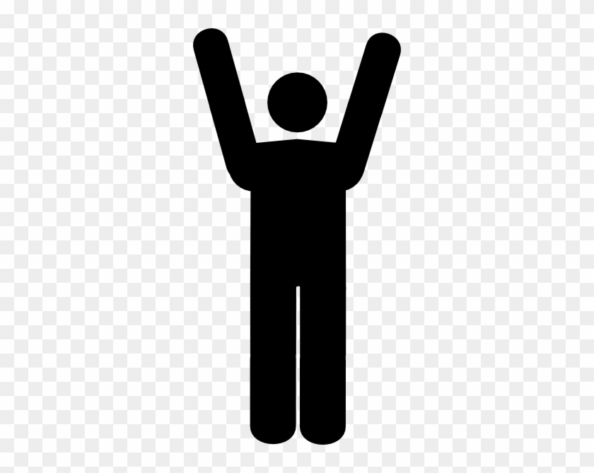 Stickman Arms Up Png #830297