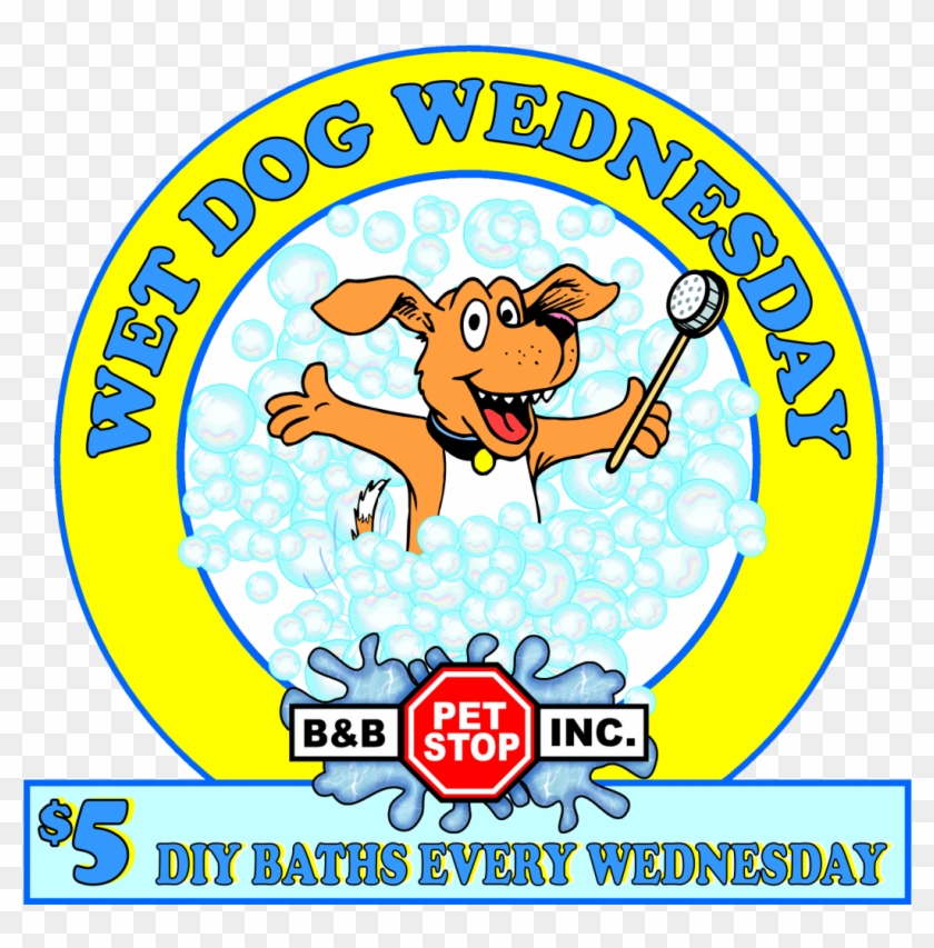 Wet Dog Wednesday - Wash A Dog Wednesday #830331