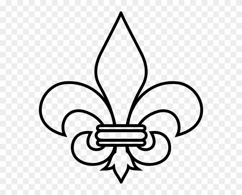 Saints Clip Art At Clker Com Vector Clip Art Online - Fleur De Lis Clip Art #830490