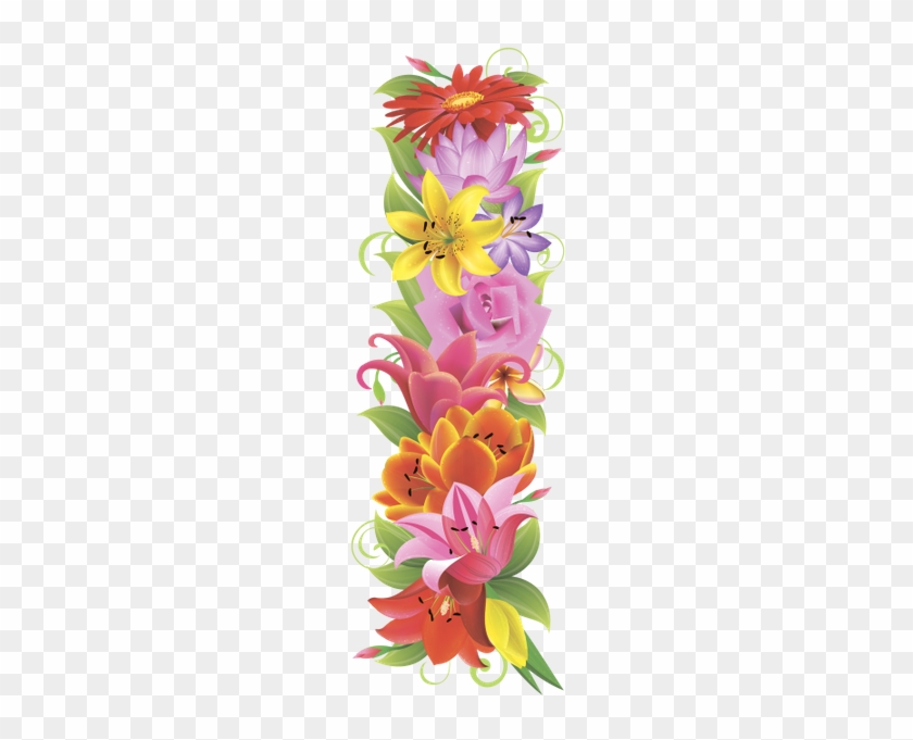 Английский Алфавит, Буква L, Цветочный Алфавит, Цветы, - Tiger Lily #830495