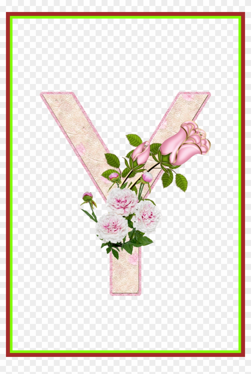 Rose Flower Rose Flower Y Awesome Flores Letras Para - Letter #830532