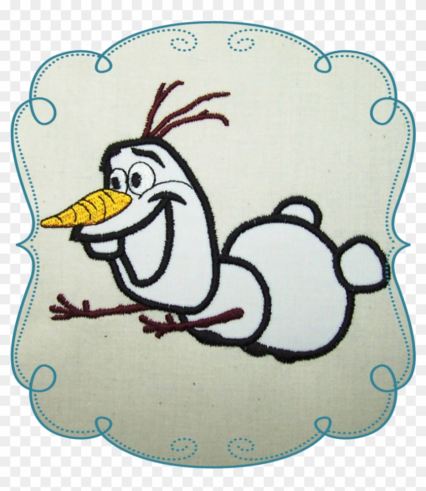 Olaff Applique Machine Embroidery Design Pattern-instant - Embroidery #830698
