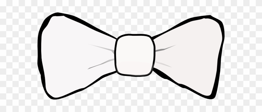 White Cartoon Bow Tie Cartoon - White Bow Tie Vector - Free Transparent PNG  Clipart Images Download