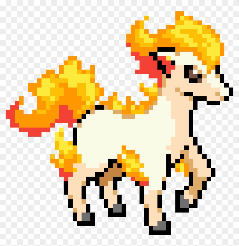Ponyta By Moneyruler101 Pixel Art Pokemon Ponyta Free Transparent