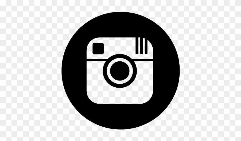 Instagram Camera Logo Black Clipart Panda Free Clipart - Instagram Icon On Business Card #830734