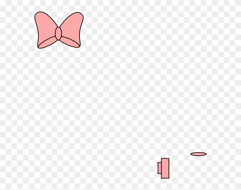 Pink Bow Black Trim Clip Art At Clker - Pink Bow Black Trim Clip Art At Clker #830738