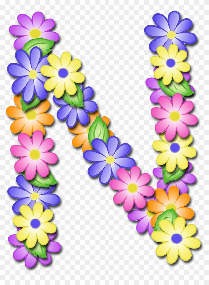 Alfabeto De Primavera Letras Em Png Muito Lindo Letras - Letras De Flores Png #830789
