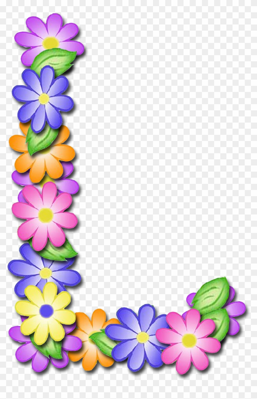 Alfabeto De Primavera Letras Em Png Muito Lindo Letras - U Flower Letters Png #830809