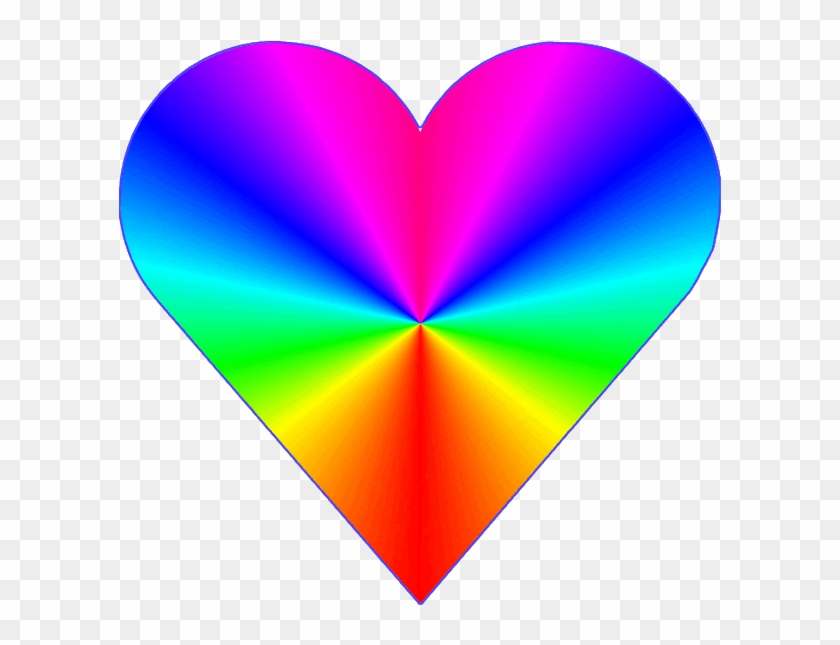 Rainbow Heart Clip Art Clipart Free Download - Different Colors Of Hearts #830837