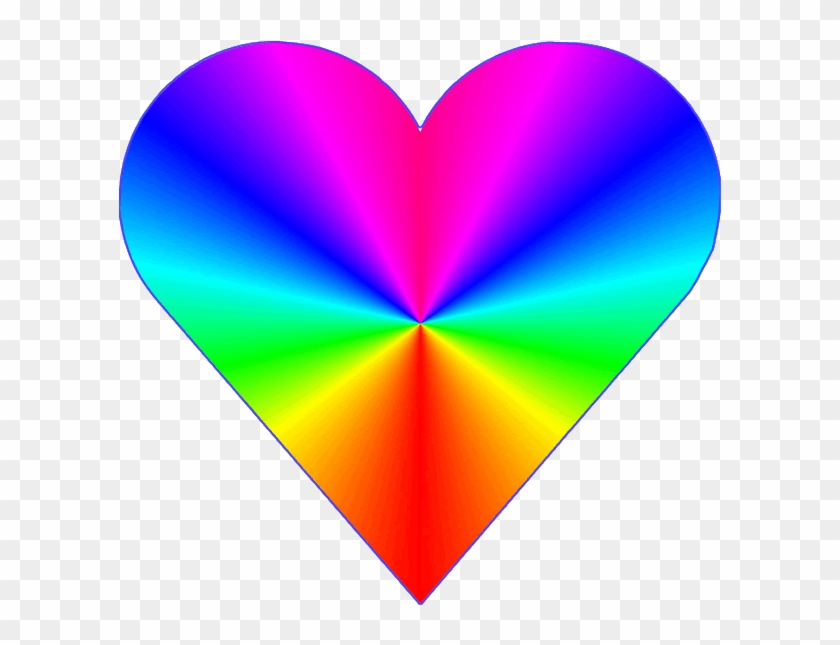 Rainbow Heart Clip Art Clipart Free Download - Different Colors Of Hearts #830837