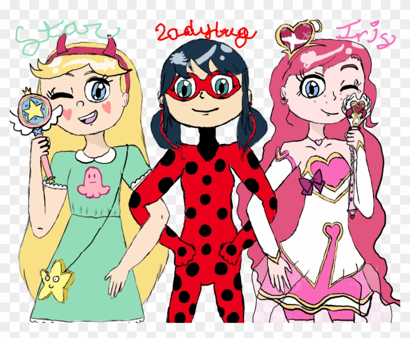 Iamsailormoon0025 4 0 Ladyrock Vs The Forces Of Evil - Miraculous Ladybug And Star Vs The Forces #830950