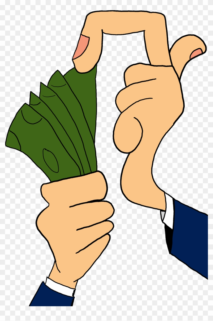 Giving Money Clipart - Money Hand Png Animation #831071