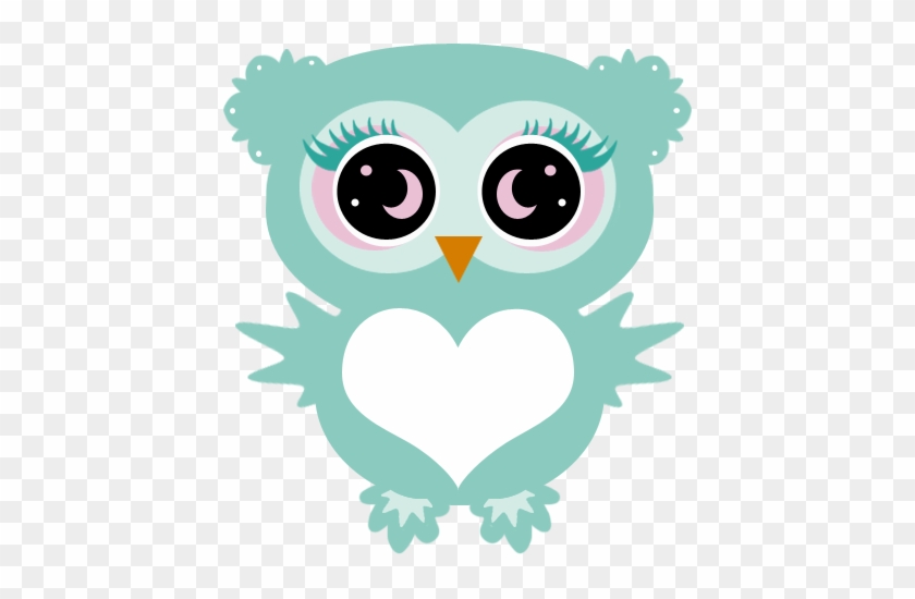 Turquoise Chic Owl Clip Art At Clker Teal Owl Clipart Free