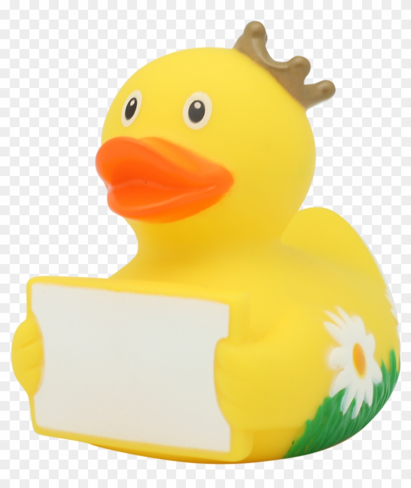 Rubber Duck With Greeting Sign By Lilalu - Duck #831153