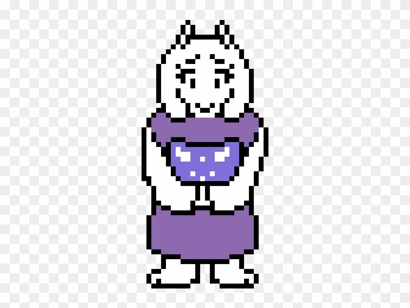 Toriel Sprite/pixel Art By Seasidelullabi - Undertale Toriel And Asgore.