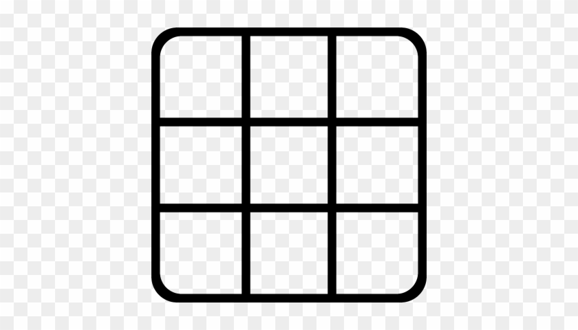 Square Grid Symbol Vector - Nail Art Stickers Cvs #831186
