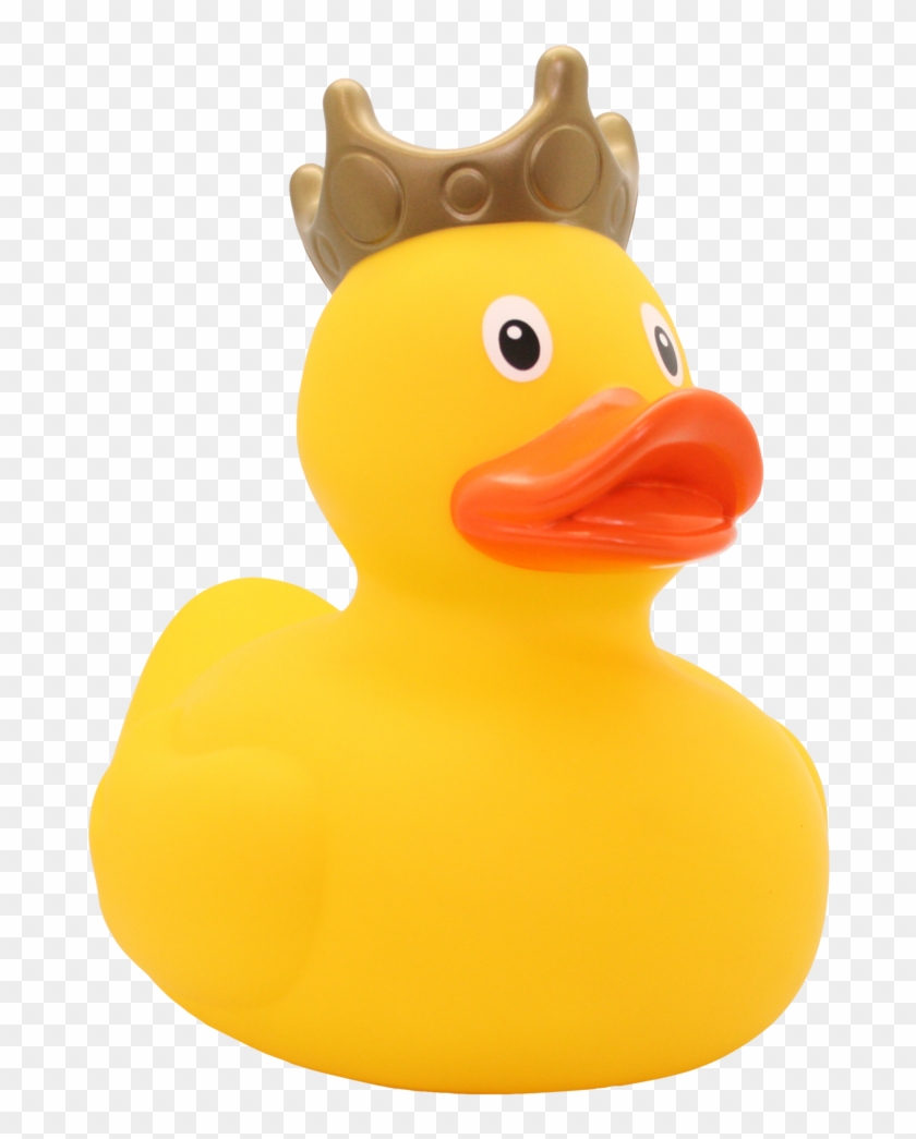 Personalised Xxl Yellow Rubber Duck With Crown, 25 - Duck With Crown #831242