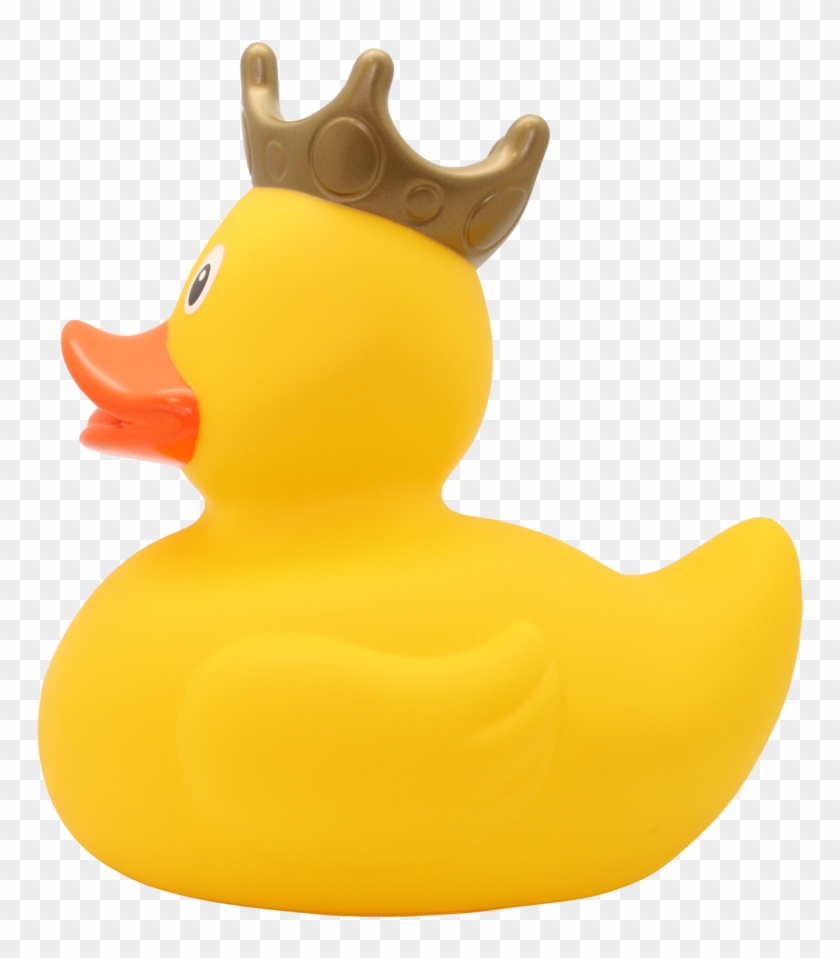 Personalised Xxl Yellow Rubber Duck With Crown, 25 - Xxl Ente Gelb Mit Krone - Design By Lilalu #831291