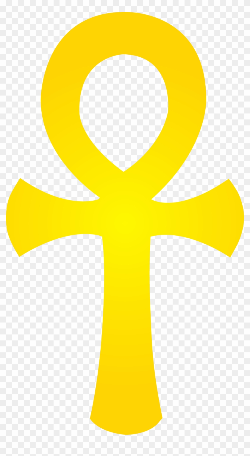 Golden Egyptian Ankh Symbol - Ankh #831366